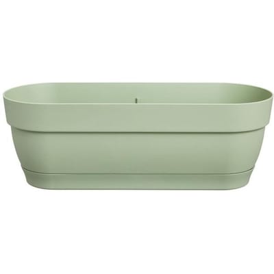 ELHO Balconniere ovale Vibia Campana - Plastique - Réservoir - 50 x 18,2 H 17 cm - Vert