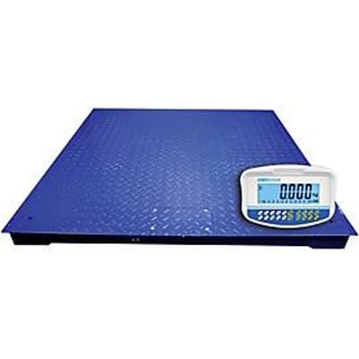 Weegbrug ae ADAM PT 315, met GK-Plus indicator, afleesbaarheid 500 g/weegbereik tot 3000 kg, RS-232, voeding/batterij, platform B 1500 x D 1500 mm