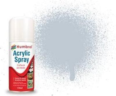 Humbrol Hobbyverf Acrylverf - #56 Aluminium - Metallic - Acryl spray Verf spuitbus - 150 ml