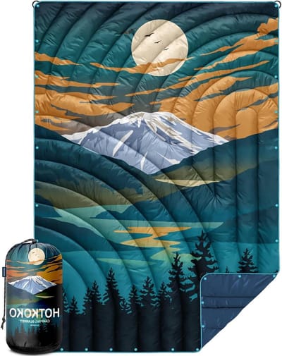 Campingdeken Lichtgewicht - Outdoor Deken Opvouwbaar - Kamperen en Reizen - Water- en Geurbestendig - 132 x 190 cm