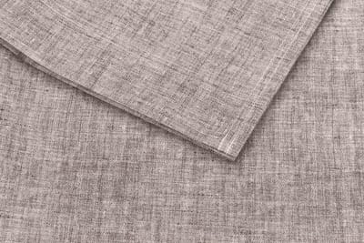 ZO! Home Lino laken katoen bruin - 160x290 - prachtige uitstraling - ademende en zachte stof