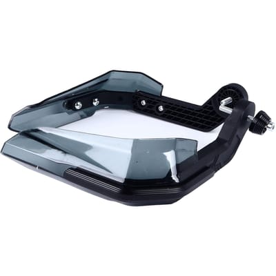 2PCS Protège-mains de moto Coupe-vent Protection contre les collisions Ajustement Universel Protège-main de Guidon Noir noir