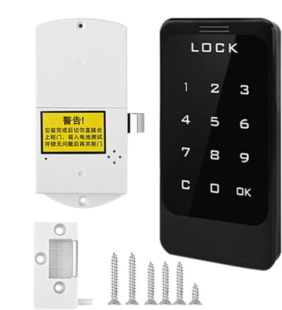 Elektronisch Wachtwoord Slot - Digitaal Kastslot - Kasten Beveiligen - Virtueel Wachtwoord Ontwerp - 14 x 7 x 3 cm