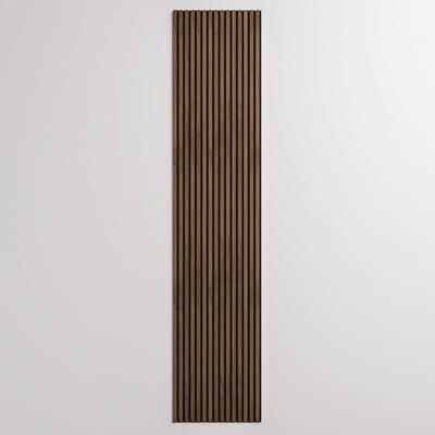 Barnwoodweb Akoestisch Paneel Smoked Oak – 260 × 56 × 1,8 cm - Design Geluidsabsorberend Wandpaneel