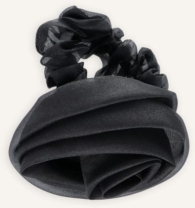 Becksondergaard Organza Rosea Scrunchie Haaraccessoires Dames - Zwart - Maat ONESIZE