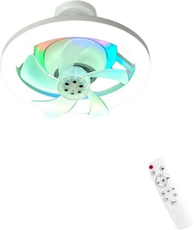 Nivard Plafondventilator - Met Verlichting - Plafond Ventilator - Met Lamp - Plafonniere Met Ventilator - Met Licht