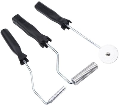 Allecto - Fiberglass Tools - Lamineren - Aluminium Bubble Paddle Tool Set - 3 stuks - Professionele gereedschap