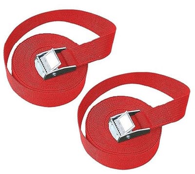 Verstelbare Sjorbanden - 2 Stuks Ratels voor Bagage en Vrachtwagens (250 kg, 2 m)