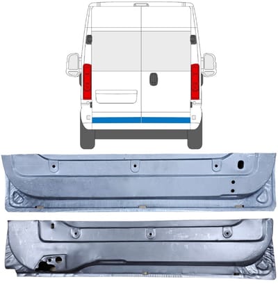 Reparatie plaatwerk achterste deuren voor Opel Movano 2021-2026 / Links + Rechts