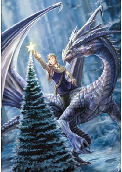 Eastgate Wenskaart Winter Fantasy Kerstkaart Multicolours