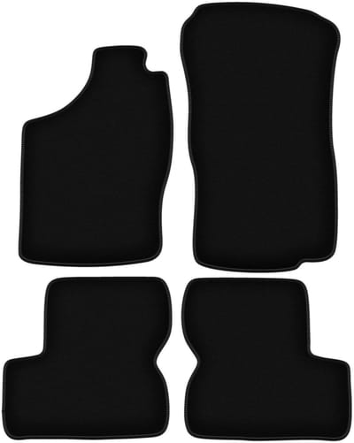 BASIC zwarte veloursmatten voor: Opel Astra F hatchback, sedan, stationwagen, cabrio (1991-2002)