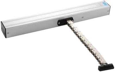 Elektrische Raamopener - Kettingaandrijving - Automatische Ventilatie - Afstandsbediening Wandschakelaar - 24V - Zilver