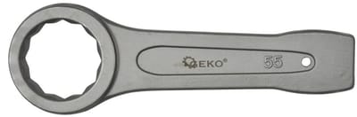 GEKO Ring Slogging Steeksleutel - 55mm - Voor Zwaar Werk - Chroom-Vanadium Staal