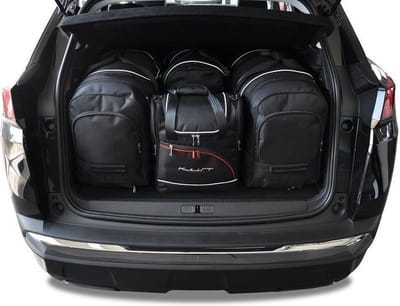 PEUGEOT 3008 2016+ 4-delig Bespoke Reistassen Auto Interieur Kofferbak Organizer Accessoires