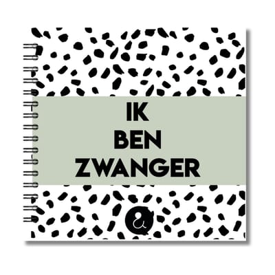 Invulboek zwangerschap | Ik ben zwanger | Dots Groen