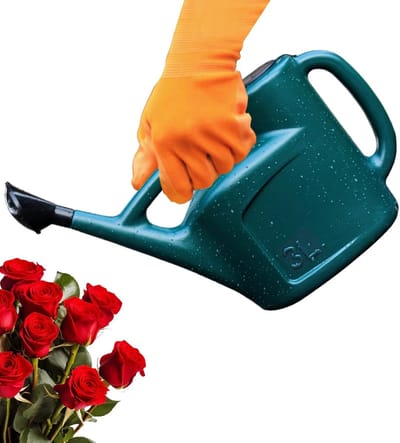 Gieter 3 Liter - Waterkan Bloemen - Tuin Balkon - Brede Opening Antislip - 21x19x21 cm - Uniek Kenmerk