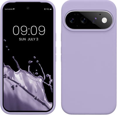 kwmobile telefoonhoesje geschikt voor Google Pixel 11 / Pixel 11 Pro - Hoesje met siliconen coating - Smartphone case in lavendel