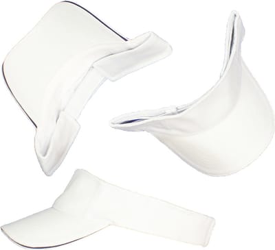 Zonneklep Wit Basic Blanco - Pakket 3 stuks - Origineel Design