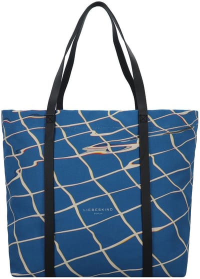 LIEBESKIND BERLIN Schoudertas Aurora Pool Print Shopper Pool Blauw