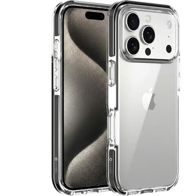 Coverzs Shockproof hoesje geschikt voor iPhone 17 Pro - Shock hoesje - Bescherming tegen krassen & stoten