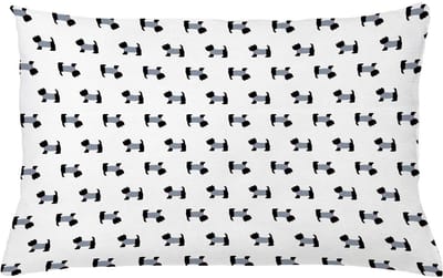 ABAKUHAUS Scottie-kussenhoes – dubbelzijdig bedrukt – 65×40 cm