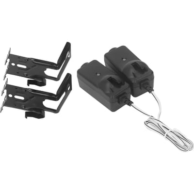Veiligheidssensorkit met Beugel 41A5034 Sensor Straal Ogen voor Garagedeuropener DC5V‑6V black