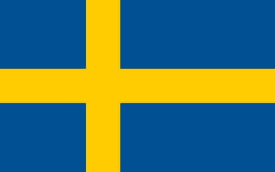 Vlag Zweden 300x450cm