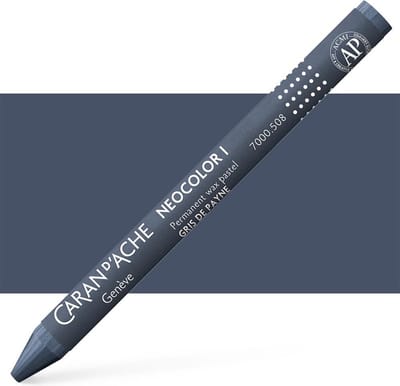 Caran d´Ache Neocolor I Permanente Waskrijt | Paynes Grijs (508)