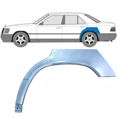 Reparatiepaneel achterspatbord voor Mercedes E-Class W124 1984-1996 / Links
