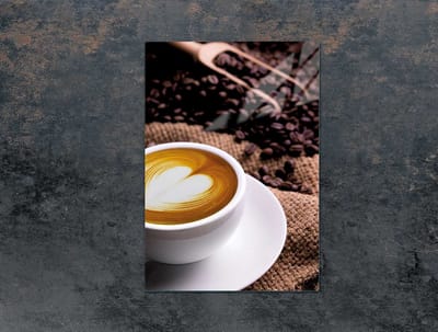 TMK ArtDeko - Serie - Snijplank - Glas - 35x52 cm - Motief Koffie
