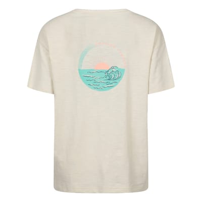 Mountain Warehouse Dames Zeecirkel Relaxed Fit T-shirt (Beige)