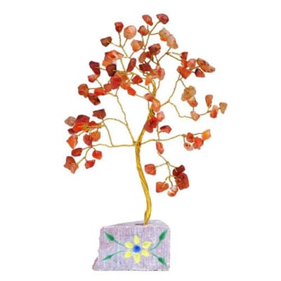 Ancient Wisdom - Edelsteen - Carneool edelsteenboom met 160 stenen - kristal - healing - meditatie - energie - chakra - decoratie