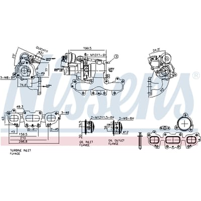 Supercharger, drukvulling NISSENS 93446