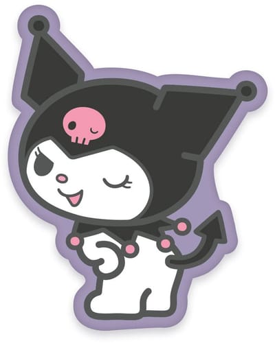 Herding: Animation: Hello Kitty - Kuromi Pillow (Purple) 100% Polyester