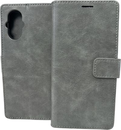 Portemonnee Book case Hoesje Geschikt voor: Oppo Reno 8 Lite - Grijs