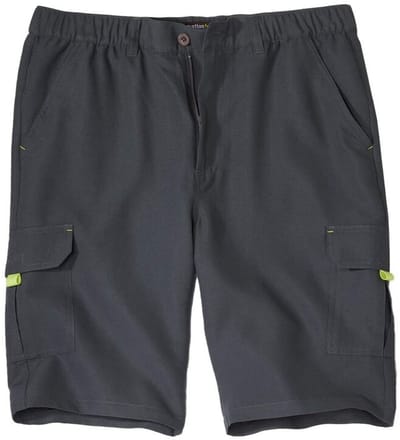 ATLAS FOR MEN - Bermuda Cargo Microvezel - Heren - Verkrijgbaar in grote maten - 5XL