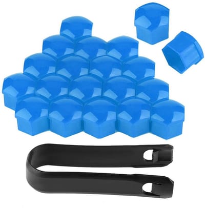 Dailygoods- Wielschroefdoppen 20 Stuks - Wielmoer Doppen - Schroefafdekking 19 mm - Bescherming - Hoogwaardig Nylon PA66 - Eenvoudig te Installeren - Wielmoerdoppen