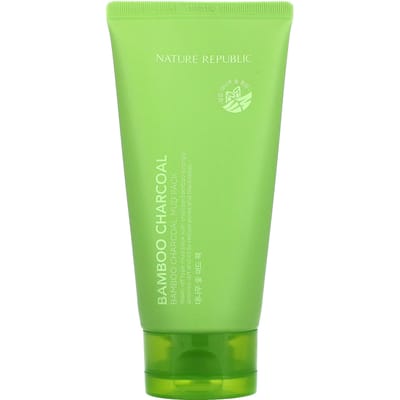 Nature Republic, Bamboo Charcoal Mud Pack, 5.29 oz (150 g)