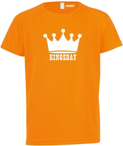 T-shirt kind Kingsday | Koningsdag kleding kinderen | oranje shirt | Oranje | maat 164