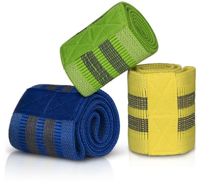 REBBLO Weerstandsbanden – Set van 3 – Resistance Bands met Verschillende Niveaus – Fitness Elastiek