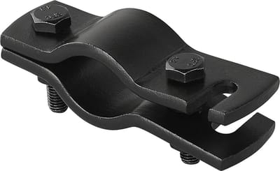 VCTparts® Zwarte Hulpkoppeling met Sleuf voor Aanhanger en Trekhaak - Veiligheidskabel en Breekkabel Beveiliging