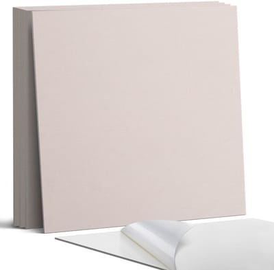 Coloray Wandpanelen Zelfklevend - Kleur: Lichtroze Zelfklevende Wandpanelen - 50 cm x 50 cm - Beige Wandpaneel PVC - 4 stuks - Eénkleurige Wandpanelen Zelfklevend - Wandpaneel Keuken - Wandpanelen Badkamer