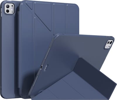 Tablet hoes geschikt voor iPad Pro 11 inch hoes (2024/2025) - M4/M5 - Smart Cover - Blauw