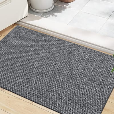 Tapis de sol pour porte d'entrée, tapis de porte, tapis d'entrée, tapis antidérapant, tapis de moquette antidérapant 61*92cm