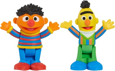 Poppen 2-pack - Vriendjes figuurtjes - Fantasie spel - Beweegbaar en poseerbaar - 75 cm hoog - Multicolor