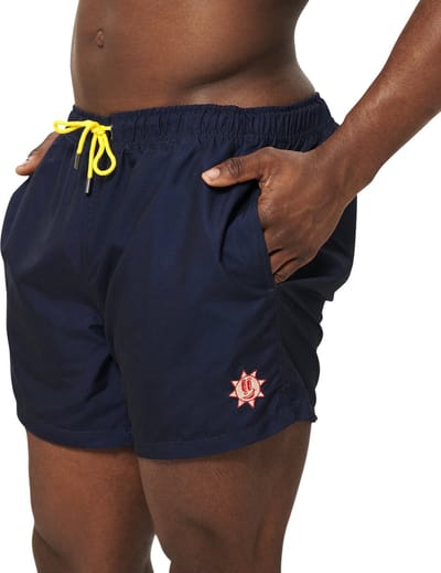 Happy Socks Sunny Day zwembroek | swim short donkerblauw | Maat S