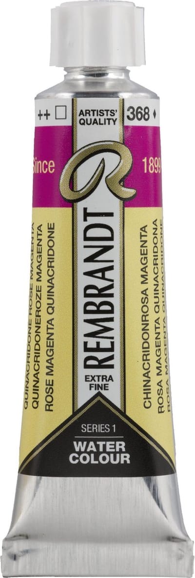 Rembrandt Aquarelverf Tube 10 ml Quinacridoneroze Magenta 368