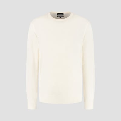 MERSO Crew Neck – Merino Trui – 100% Merino Wol – Seashell White