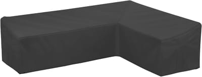 Famanu – Tuinmeubelen afdekking L-vorm - beschermhoes voor tuinmeubelen - afdekzeil voor outdoor hoekbank - Waterdicht - Winddicht - Anti-UV,(215x215x87cm)