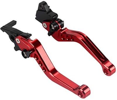 Dailygoods- Bremshebel Upgrade - CNC Aluminium - Motorfiets/Scooter - Universele Pasvorm - 22mm Stuur - Premium Kwaliteit - 1 Paar - Motorfietshebel